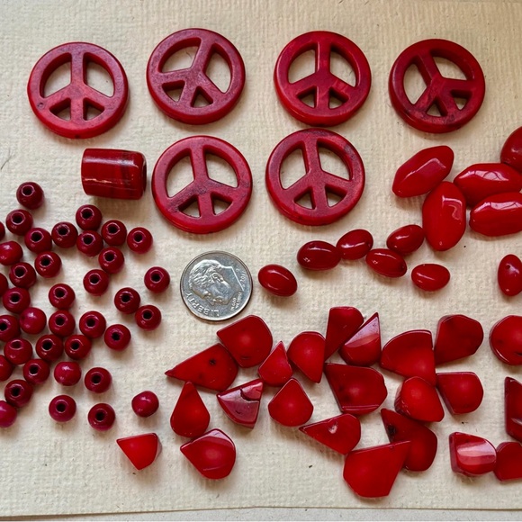 Semi precious stone and glass bead lot - Picture 7 of 7